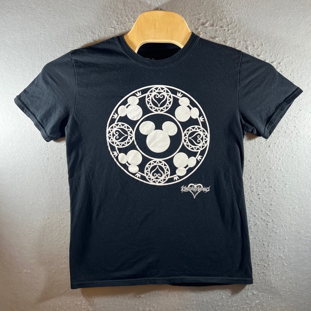 1336 | Disney Kingdom Hearts Mickey Mouse Graphic Tee Black Mens Medium